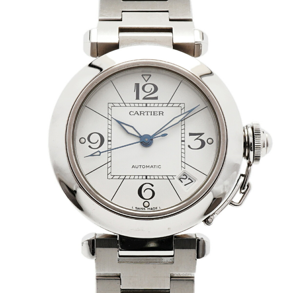 Cartier Pasha C W31074M7 Silver Dial Men's Watch